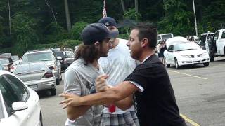 A Near Fight in the DTE Energy Music Theatre Parking Lot