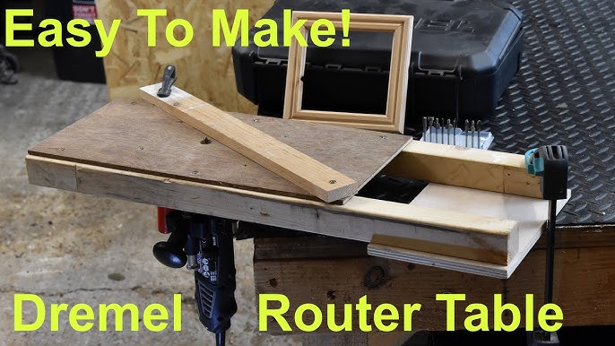 Dremel Router Review/Tutorial - Plunge and Table 