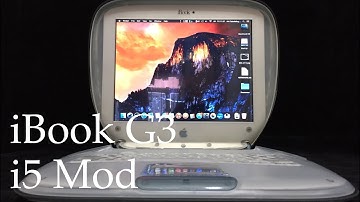 iBook Clamshell Intel Core i5 Upgrading Project (2015)