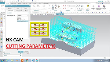 #NX CAM #Cavity_Mill_Cutting_Parameters
