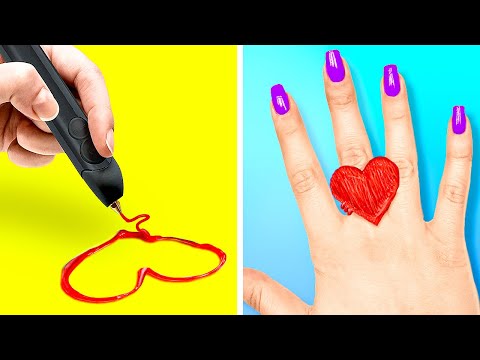 AWESOME 3D PEN CRAFTS AND HACKS FOR ALL OCCASIONS||DIY Jewelry And Homemade Crafts by 123 GO! GENIUS