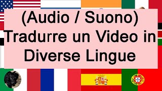 Come tradurre un video in diverse lingue.  Questo include l'audio e il suono. screenshot 1
