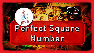 is perfect square number in java