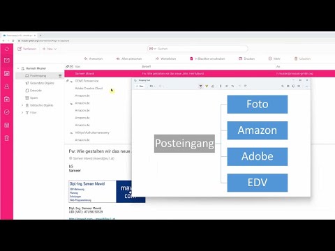 (04 E-Mail) Nachrichten organisieren im Webmail