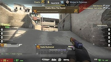 Flusha insane pistol clutch vs  NiP