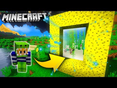 JAK TRAFIĆ DO ŚWIATA Z GĄBKI | NOWY PORTAL W MINECRAFT ! feat. KOSHI