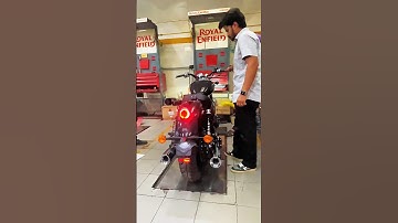 Super meteor 650 exhaust note with rhino racing #supermeteor650 #exhaust #viralshorts