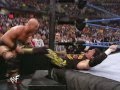 Ringpost low blow    stone cold steve austin