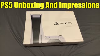 Unboxing The Playstation 5 And Impressions