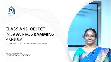 Class and Object in Java Programming- BSc Computer Science/BCA