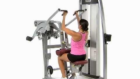 Bilateral, Close Grip Lat Pull  - Cybex Eagle Lat Pull