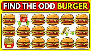 Find the ODD One Out – Food Edition 🍿🍔🍟 | Easy, Medium, Hard – Level 97 | Mindful Mosaic 2.0