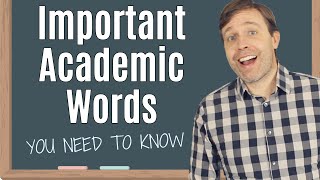 25 Academic Words You Need to Know | Perfect for University, IELTS, or TOEFL