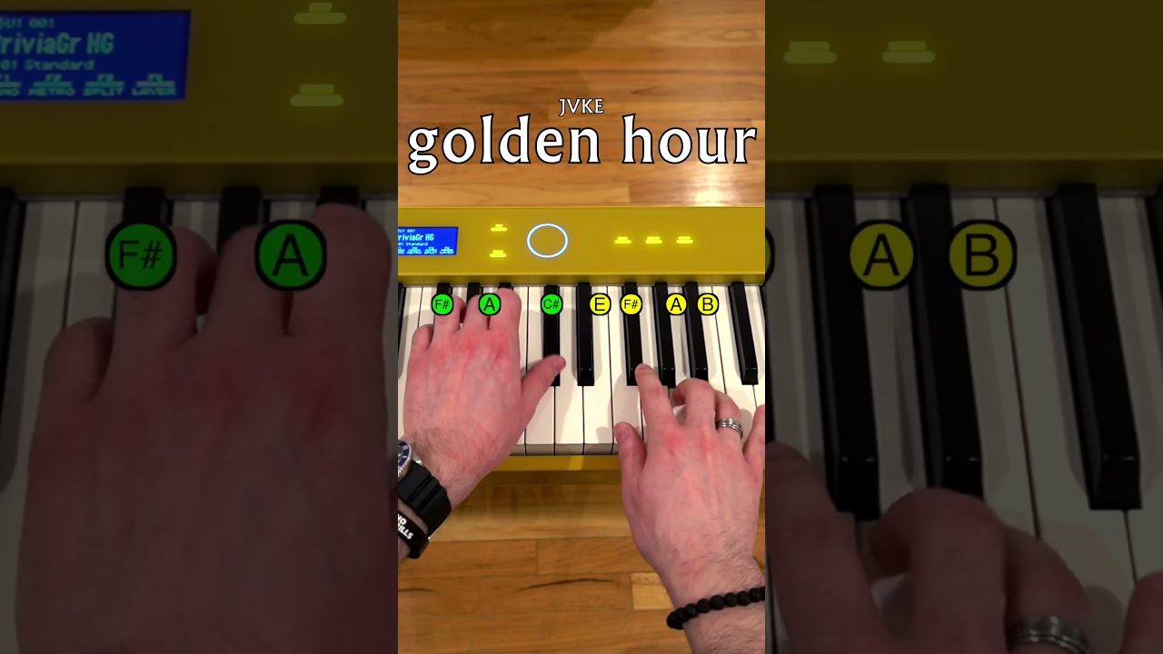 How to play Golden Hour by JVKE!