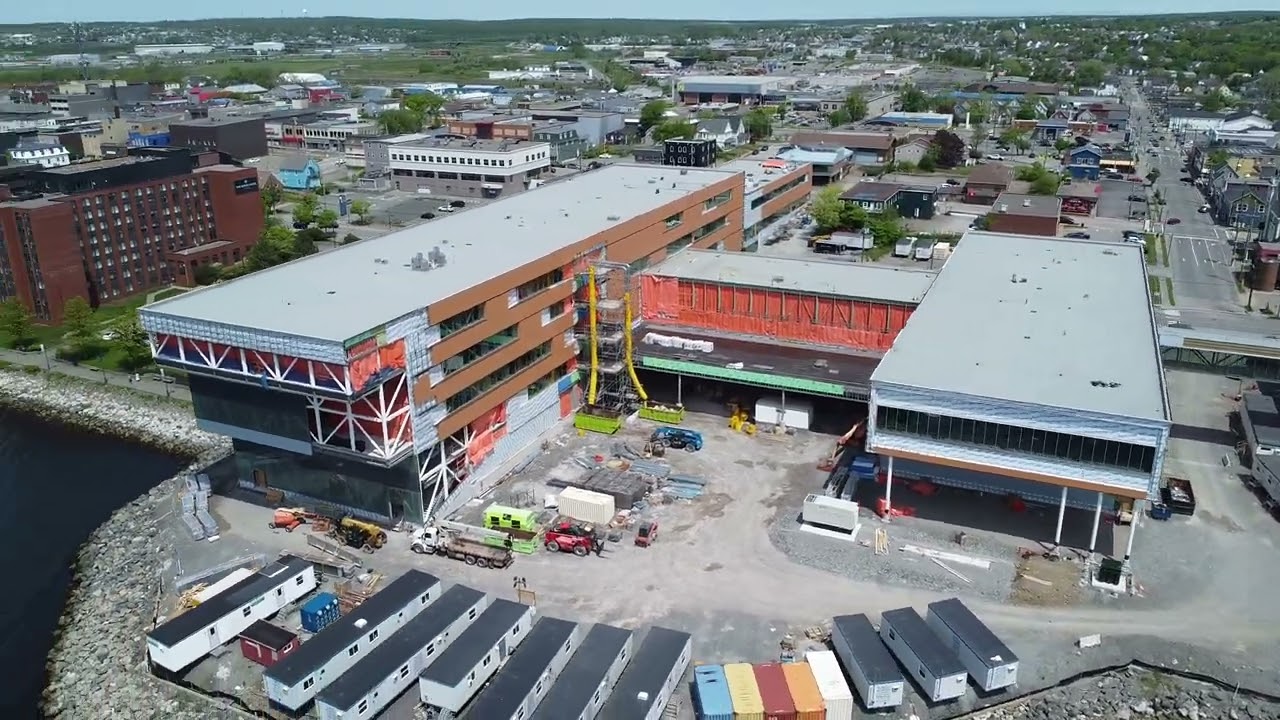 drone flight sydney boardwalk and new nscc
