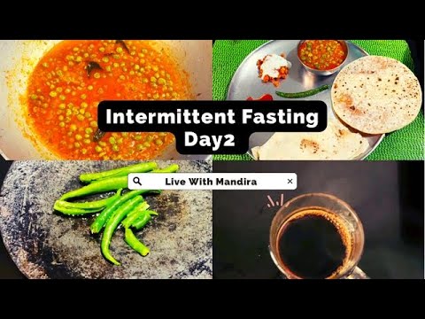 Intermittent Fasting Day 2 | Peas Curry | What I Eat In A Day | Meal Plan | Vlogs