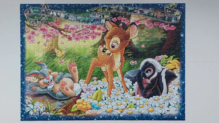 Ravensburger 1000 Disney Bambi - jigsaw puzzle time-lapse