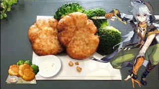 【Genshin Impact】 Razor's Specialty “Puppy-Paw Hash Brown” in Real Life 🐺🥔