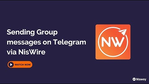 Send Group messages on NisWire (HubSpot + Telegram)