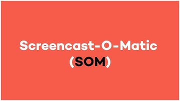 Getting up and running with Screencast-O-Matic