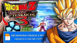 DRAGON BALL Z BUDOKAI TEKAICHI 3 PPSSPP CELULAR ANDROID (ATUALIZADO 2023) ?