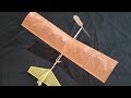 How to build a Hangar Rat indoor rubber powered airplane!