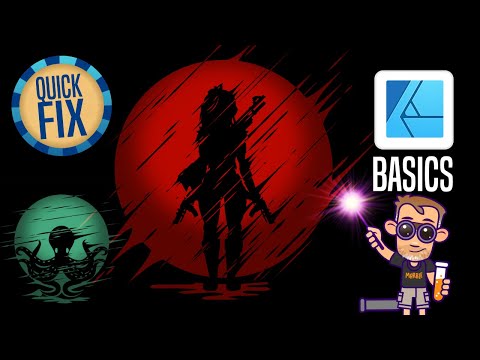 Affinity Designer Tutorial - Quick Fix - Achieve a Torn and Blown Effect easily