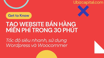 Bài 4 - Giới thiệu Module 2: Tạo website bán hàng miễn phí với Wordpress và Woocommer trong 30 phút.