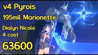 v4 buffed Pyrois vs marionette