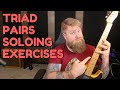 Soloing school  triad pairs sequences and picking exercises