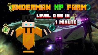 Minecraft Enderman 1 Hit farm - Super Fast XP