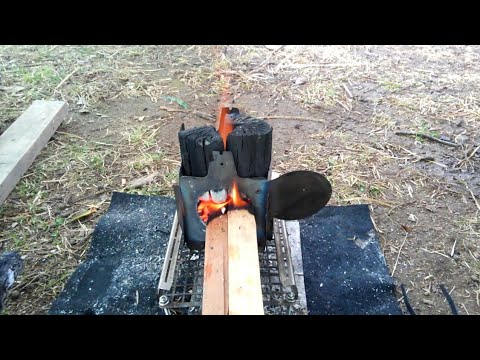 qiwiz / firefly UL woodstove(焚き火台)☆ - YouTube