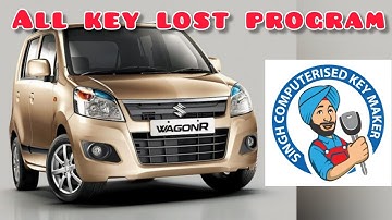 Maruti Suzuki WagonR K10 Alto 800 all key lost programming I