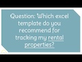 Rental property management template options for landlords