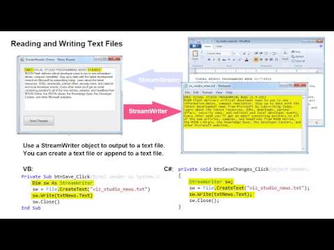 08A Reading and Writing Text Files