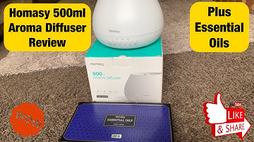 VicTsing Homasy 500ml Aroma Diffuser and Essential Oils