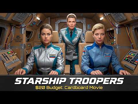 Starship Troopers (1997) on a $20 Budget 😂 Cardboard Bugs & Low-Budget Sci-Fi 🔥