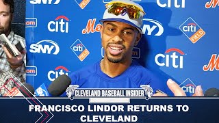 Francisco Lindor Returns to Cleveland for the First Time Since 2021 Trade to Mets