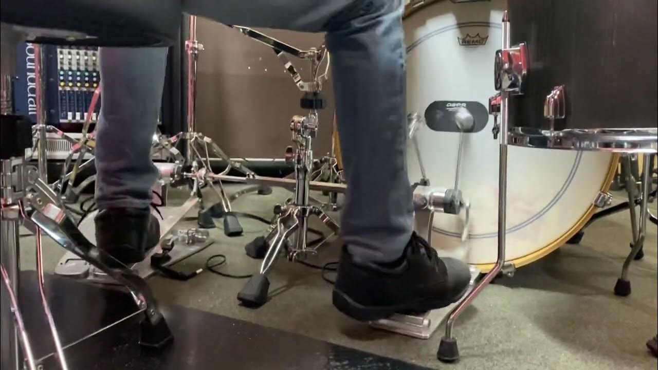 【ドラム】高速ツーバスにおける2つの奏法 スウィベル奏法とヒール＆トゥ奏法 Double bass drum Swivel technique