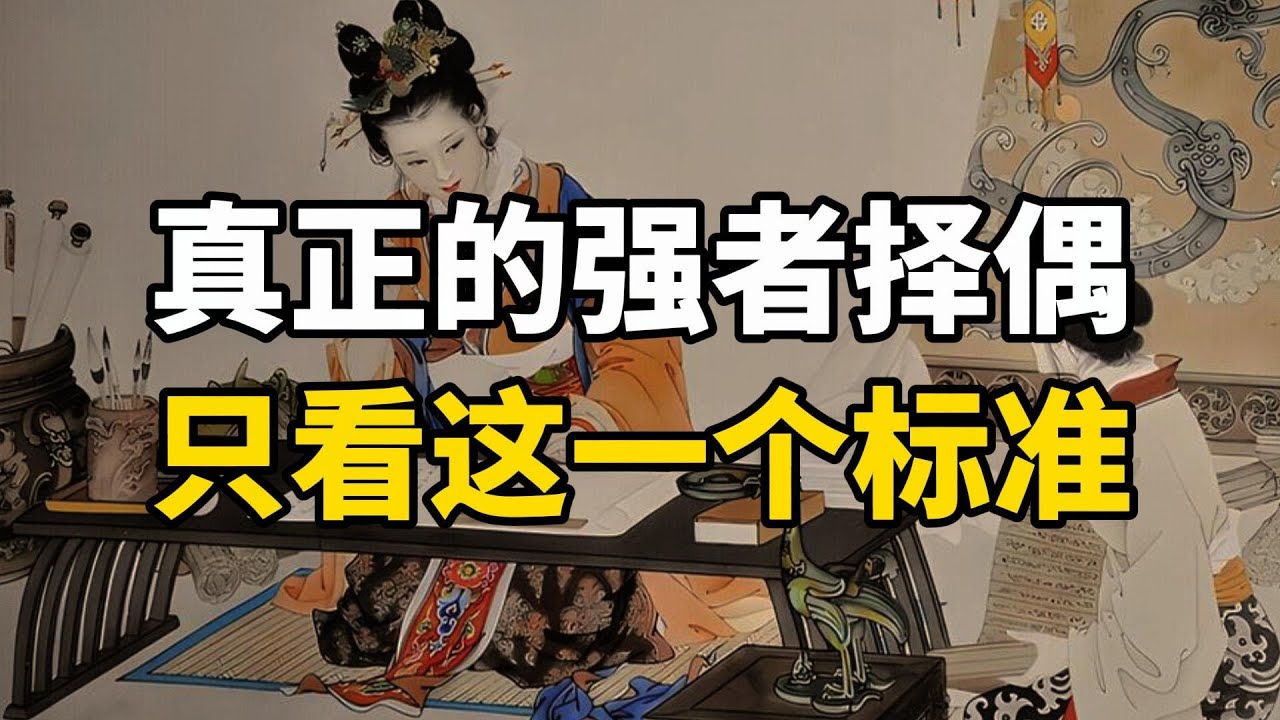 真正的强者择偶，只看这一个标准，99%的人都忽视了~  #强者思维 #婚姻 #自我成長 #智慧