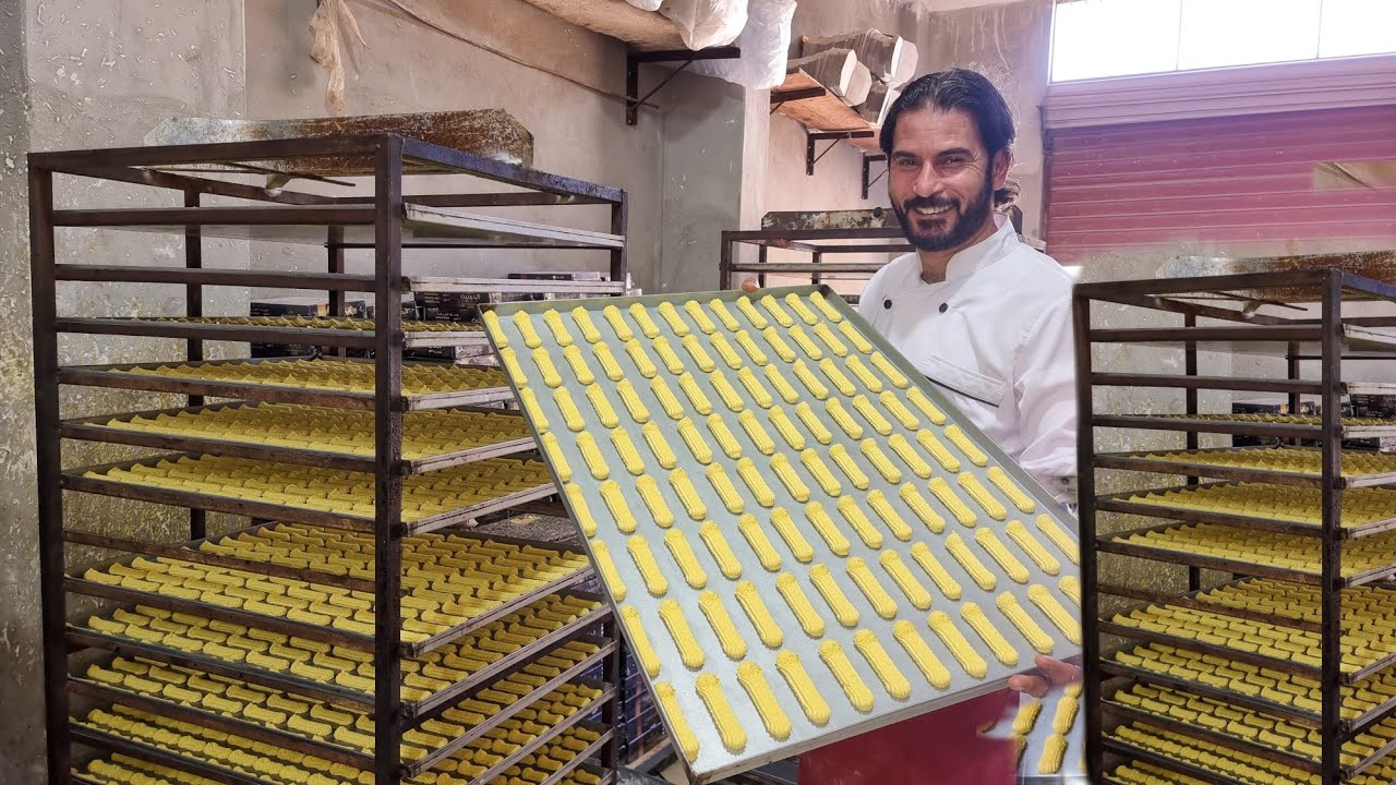 بسكوت العيد الفاخر❗️ هش وخفيف ومقرمش من قلب المصانع 🤫 يلا جربوها والطعم مش هتصدقوه❗️