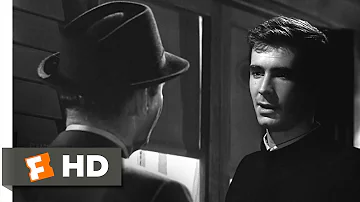 Psycho (9/12) Movie CLIP - I'm Not Capable of Being Fooled (1960) HD
