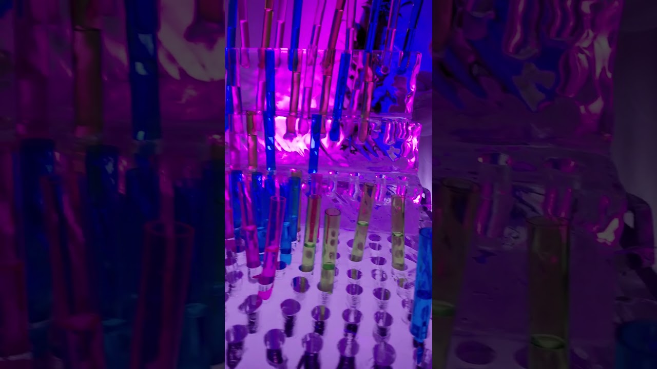 Drinks in Test Tubes: Frozen Wheatley Vodka Martini by Bar Casa Vale