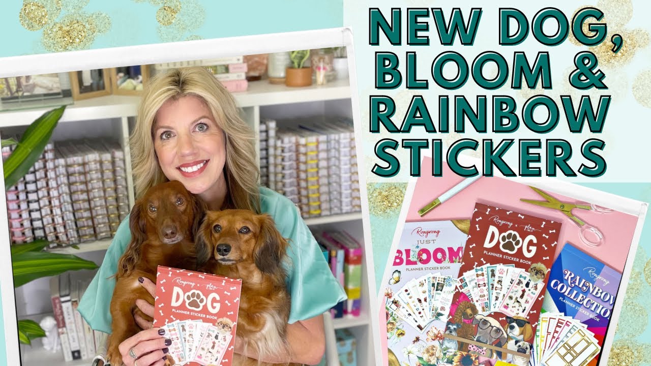 PLAN WITH ME & FLIP THROUGHS RONGRONG SPRING LAUNCH DOG STICKER