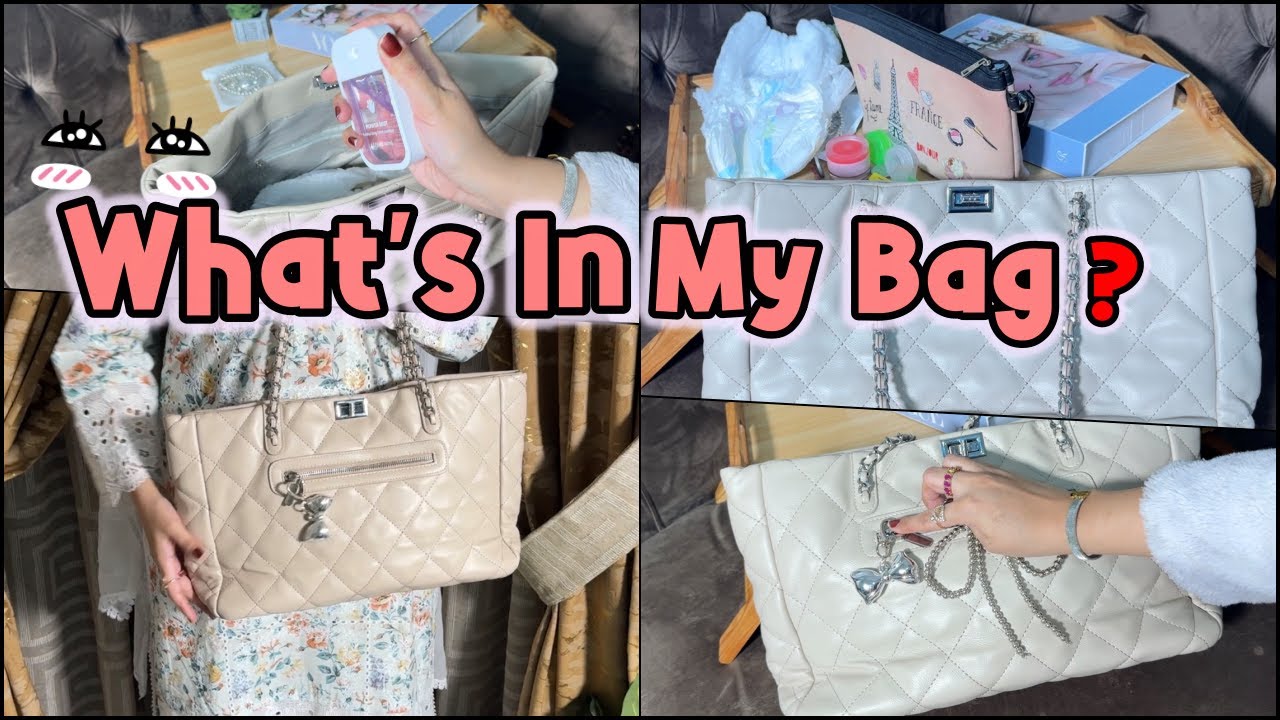 What’s In My Bag? | Mere Bag Mein Kya Hota Hai 🤍✨| New Bag Assemble