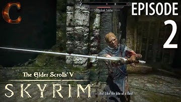 Elder Scrolls V: Skyrim Walkthrough in 1080p, Part 2: Battle in Helgen Keep (PC Gameplay)
