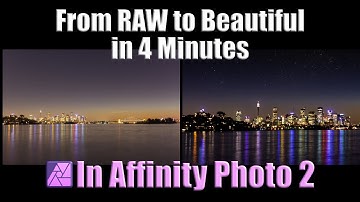 Van RAW naar Beautiful in 4 minuten met Affinity Photo 2