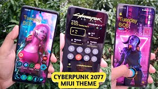 Best Cyberpunk 2077 MiUi Theme screenshot 2