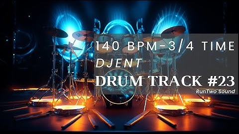 3/4 Metal Drum Track | 140 BPM