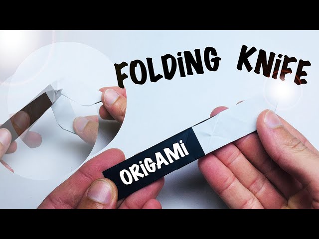 MAKING PAPER SHEATHED KNIFE - ( How to Make a Paper Knife ) 